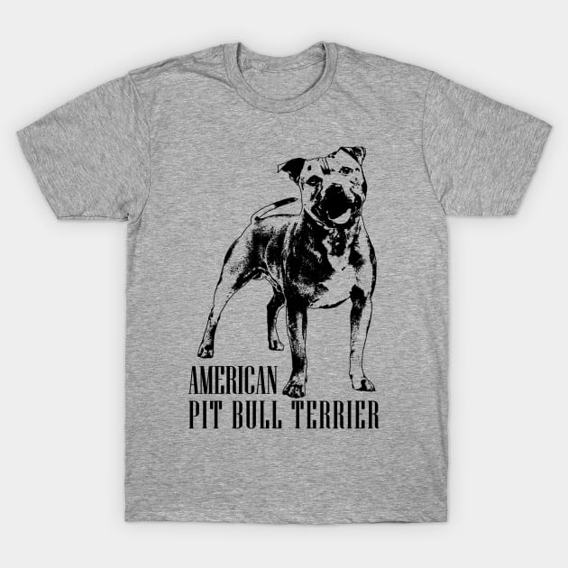 American Pit Bull Terrier - APBT T-Shirt by Nartissima